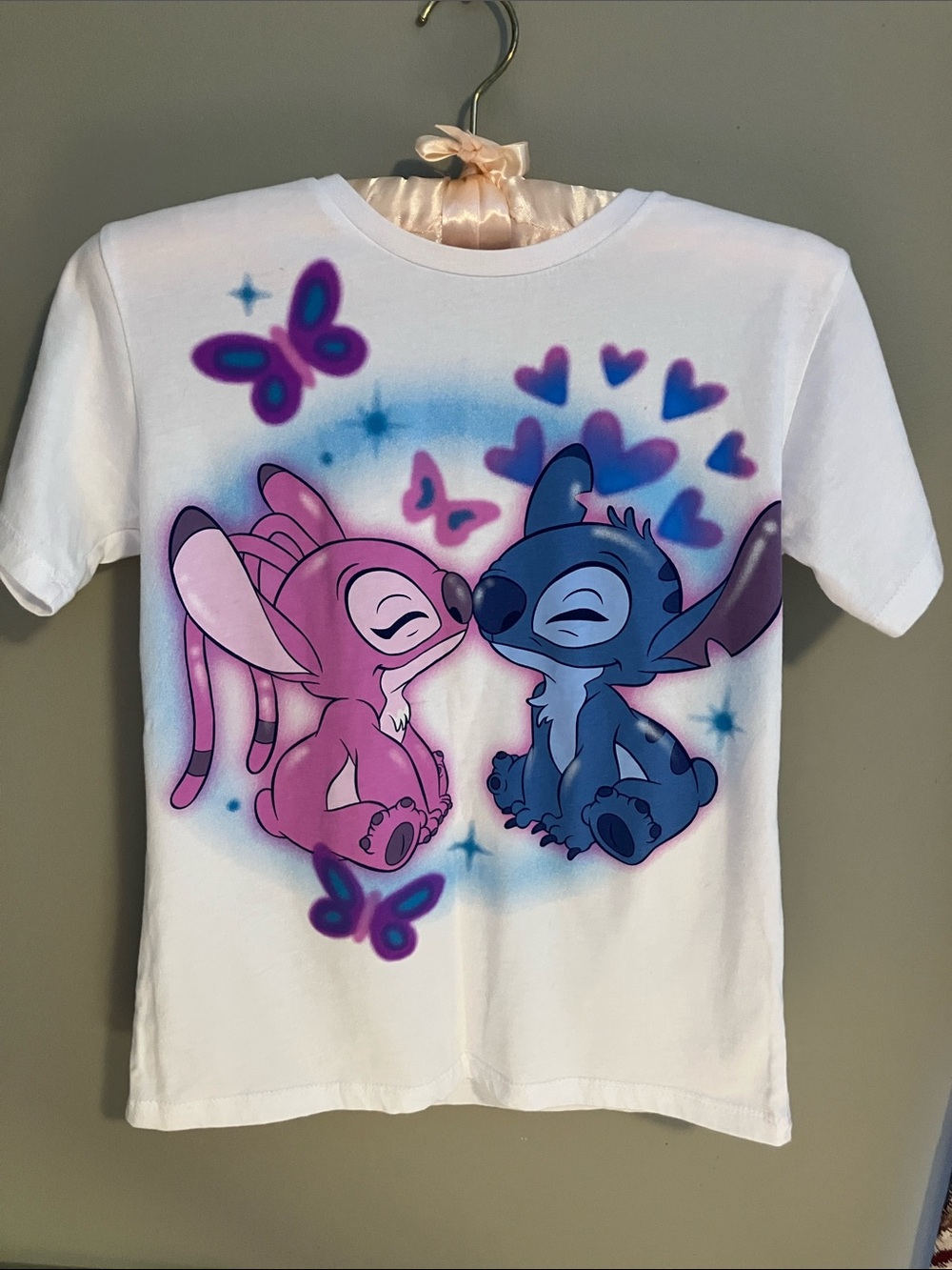 White Stitch Character tee shirt